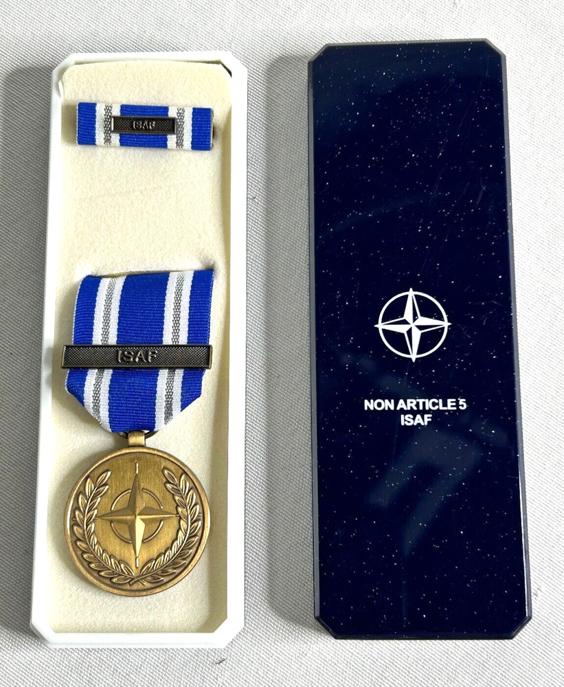 NATO Non Article 5 Boxed Medal Set