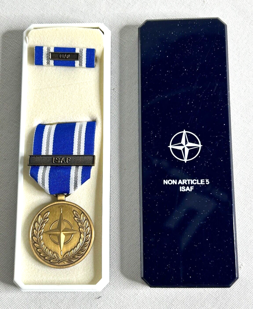 NATO Non Article 5 Boxed Medal Set