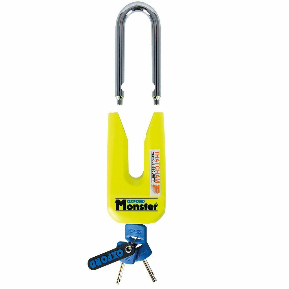 OXFORD MONSTER DISC LOCK - YELLOW - OF36M