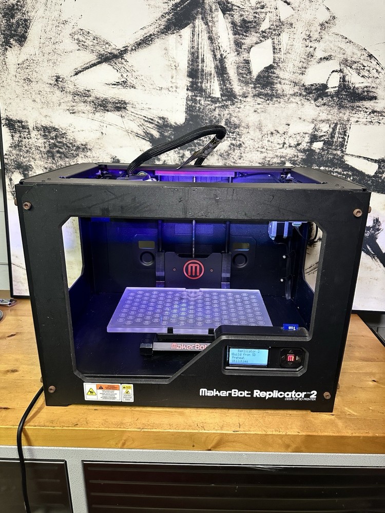 MakerBot Replicator 2 Desktop 3D Printer – Powers On, Untested, AS-IS