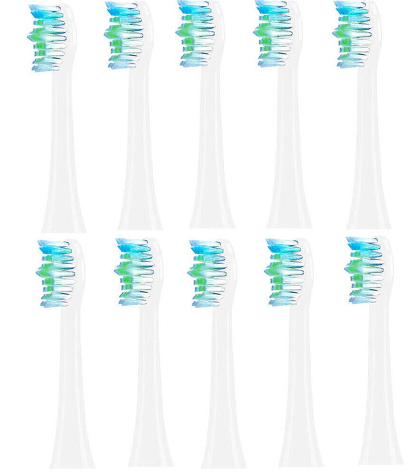 10Pack Replaceable toothbrush heads compatible with SARMOCARE LES