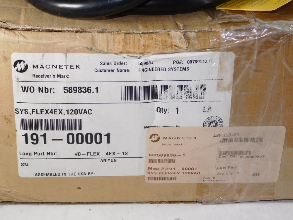 New Magnetek Enrange FLEX 4EX Crane Hoist System 2 Remote Transmitter 1 Receiver