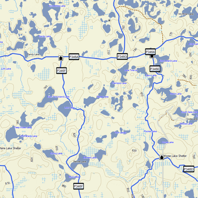 TrakMaps Snowmobile Saskatchewan - Garmin GPS Map