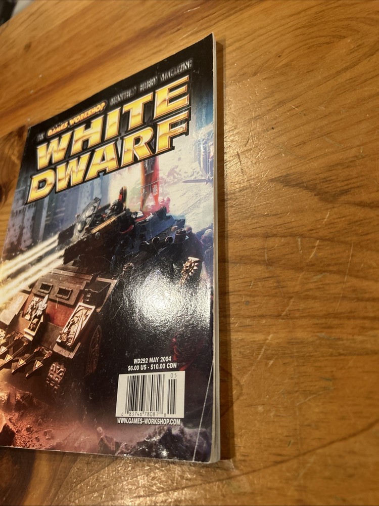 Games Workshop Warhammer White Dwarf Magazine #292 May 2004
