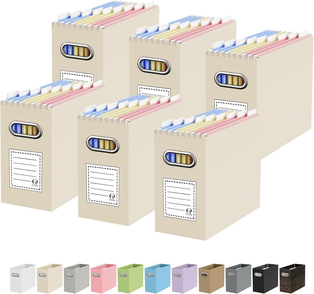 Cardboard File Organizer Box Hanging File Folders Letter Size,File Box Computer