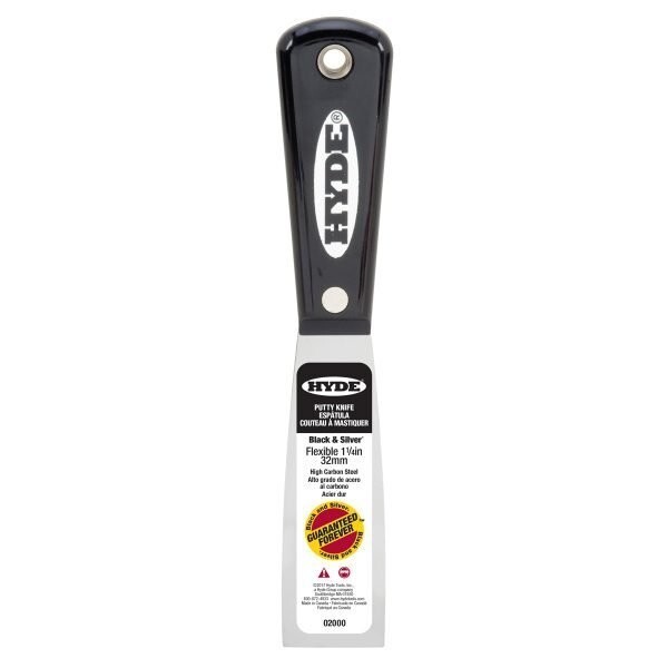 Hyde Tools - Flex Black & Silver Putty Knife
