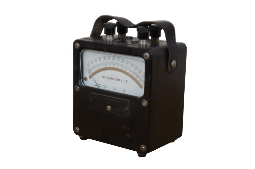 Weston Electrical Zero Corrector DC Milliamperes Volt Meter Model 931