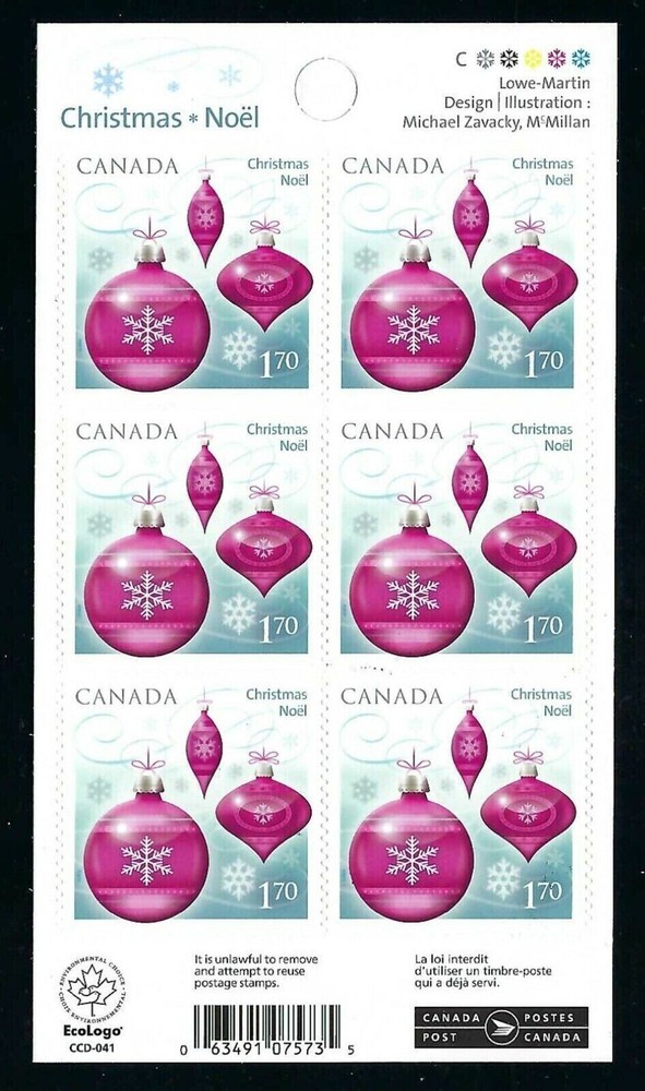 CANADA - BK438 - Scott 2415 - CHRISTMAS - 2010