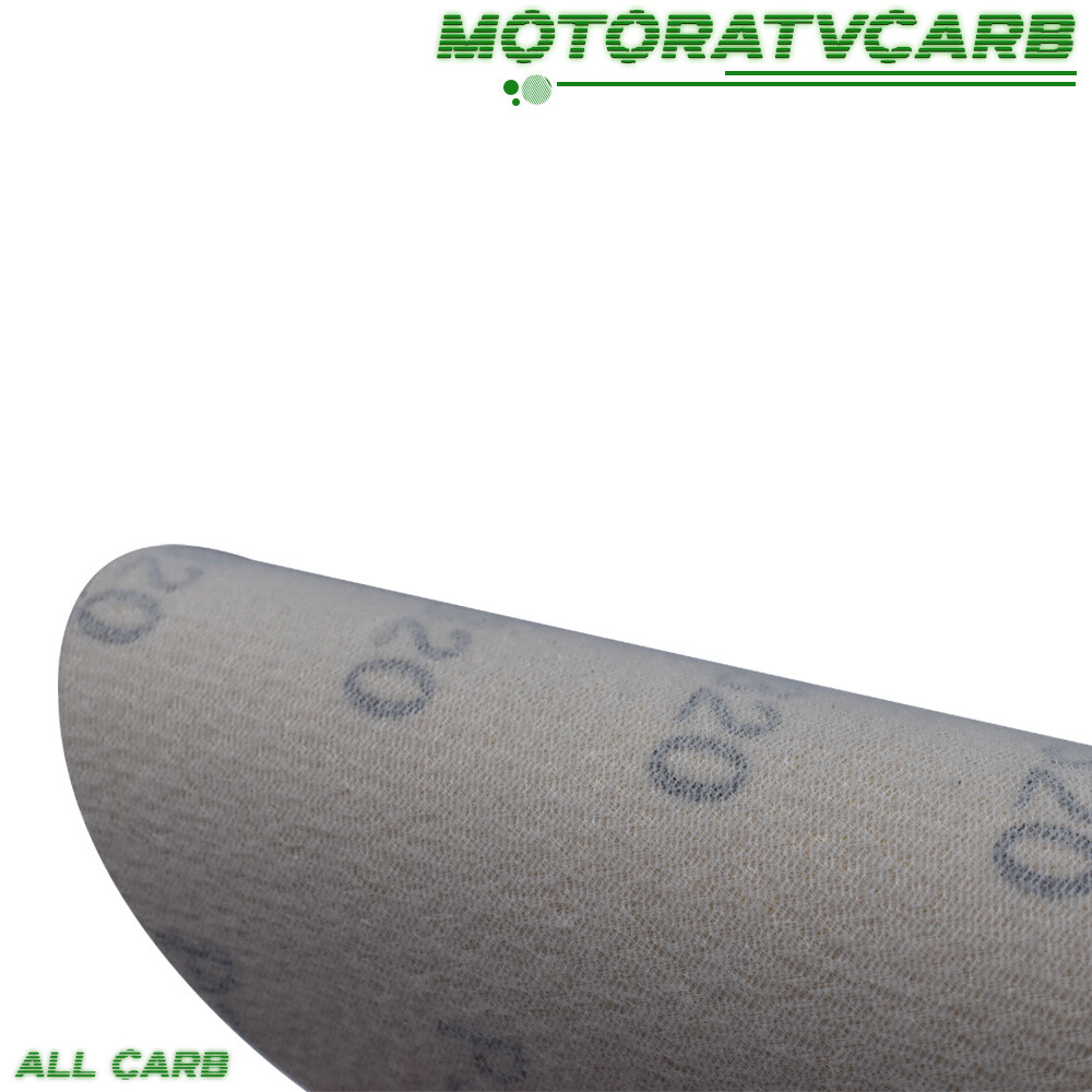 ALL-CARB 100 Pack 6" 240 Grit NO-Hole Hook Loop Pads Sanding Disc Flocking