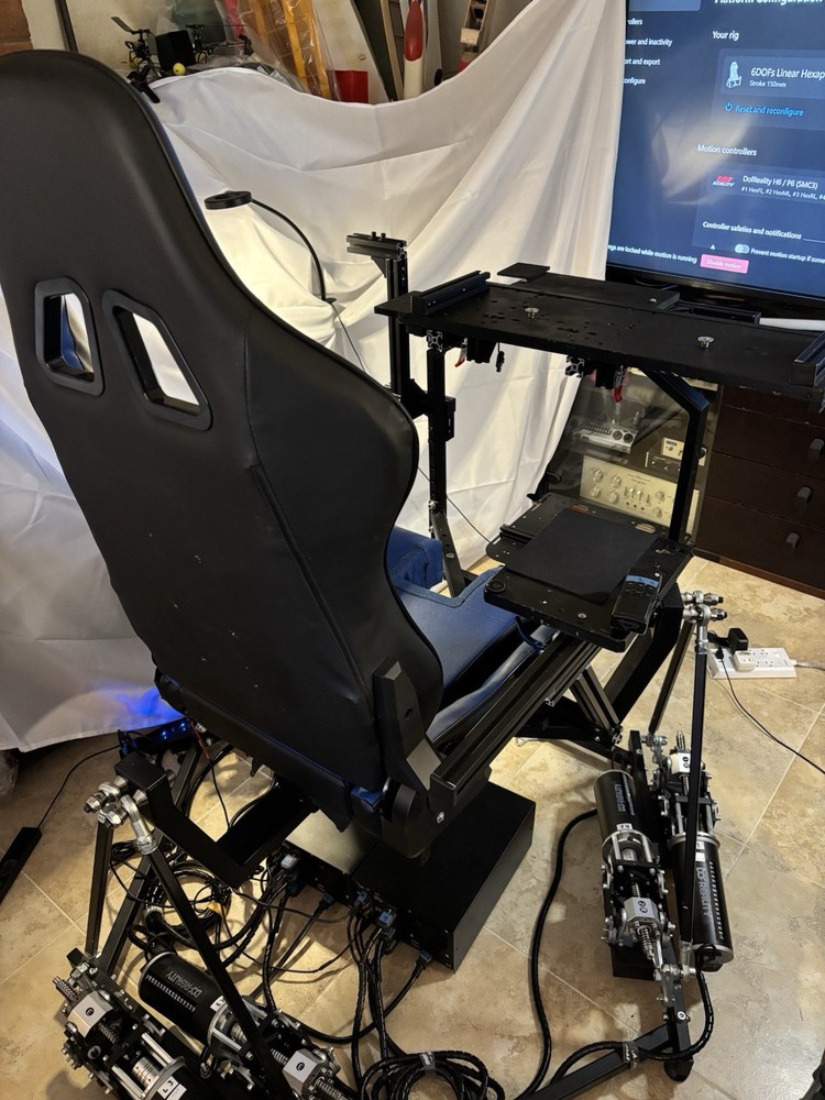 DoF Reality H6 Motion Simulator With Extras
