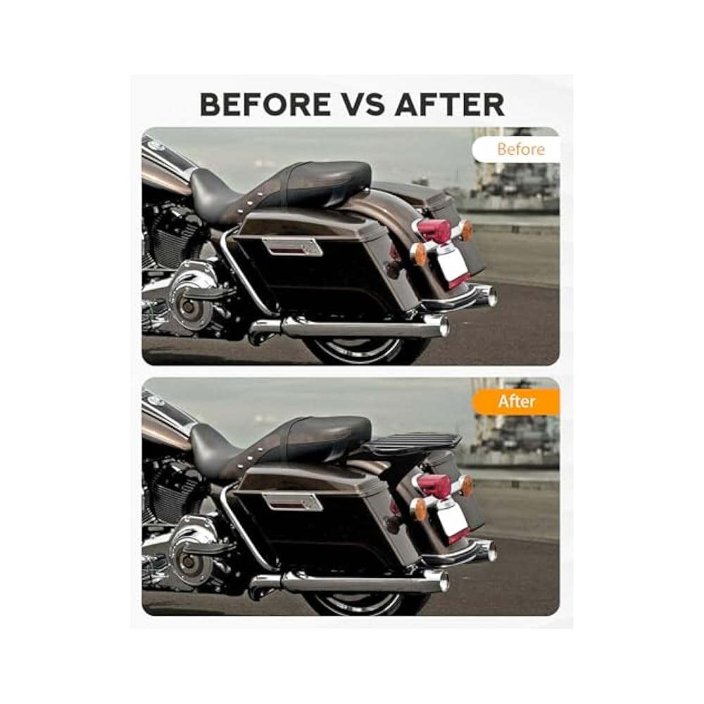 For Heavy Duty Motorcycle Luggage Rack Compatible with