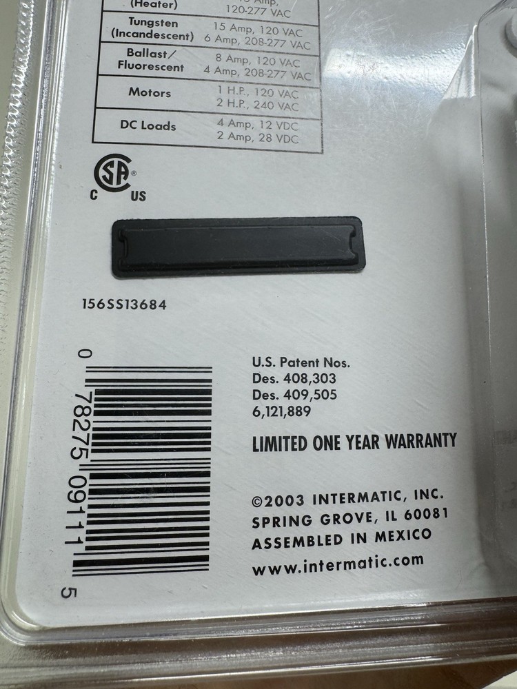 Intermatic SS8C Digital Auto Adjusting Sun Timer Programmable New Sealed