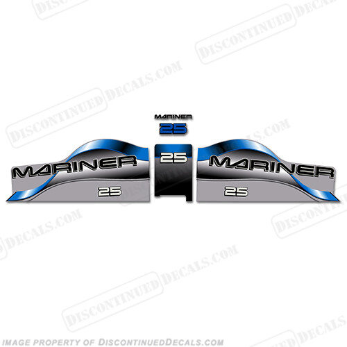 Fits Mariner 25 Decal Kit - Blue