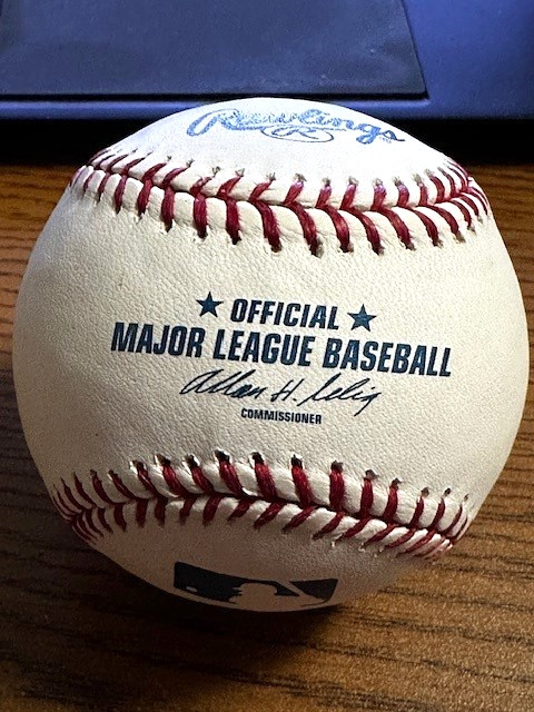 CHRIS OKEY SIGNED AUTOGRAPHED OML BASEBALL! Reds, Angels!
