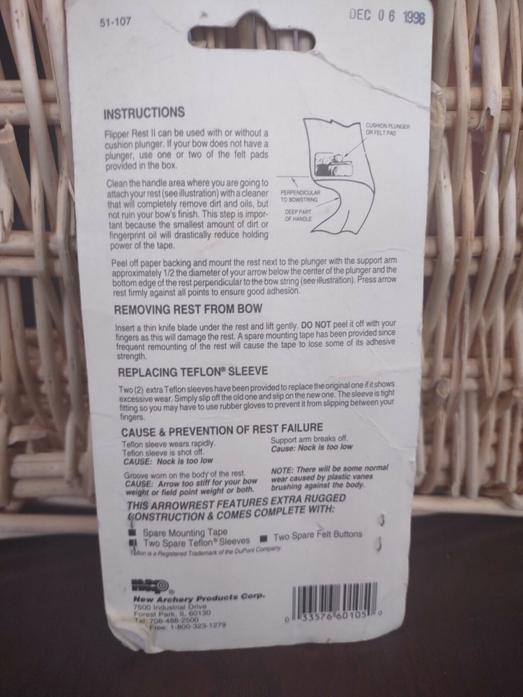 Flipper Rest-II Arrowrest Left Hand 60-105