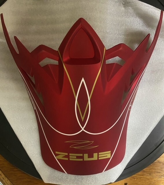 ZEUS REPLACEMENT HELMET VISOR ZS-905A MATT RED