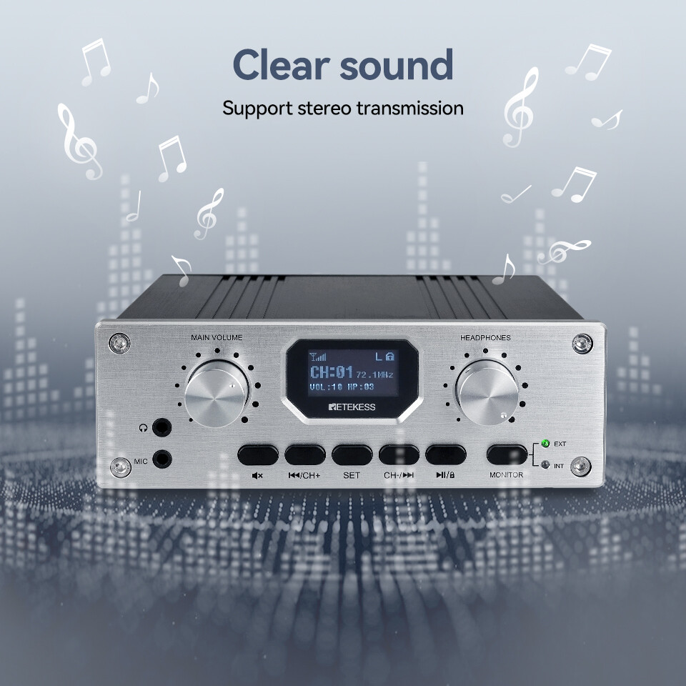 TT119 Desktop Transmitter Long Range Simultaneous Interpretation Equipment
