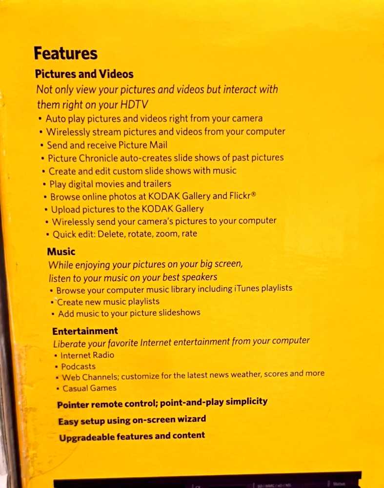 Kodak Theater HD Player