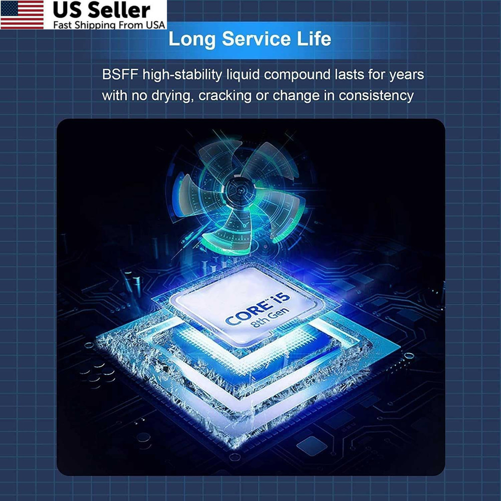 BSFF Thermal Paste, 1.8g with Toolkit CPU Paste Compound 1.8G