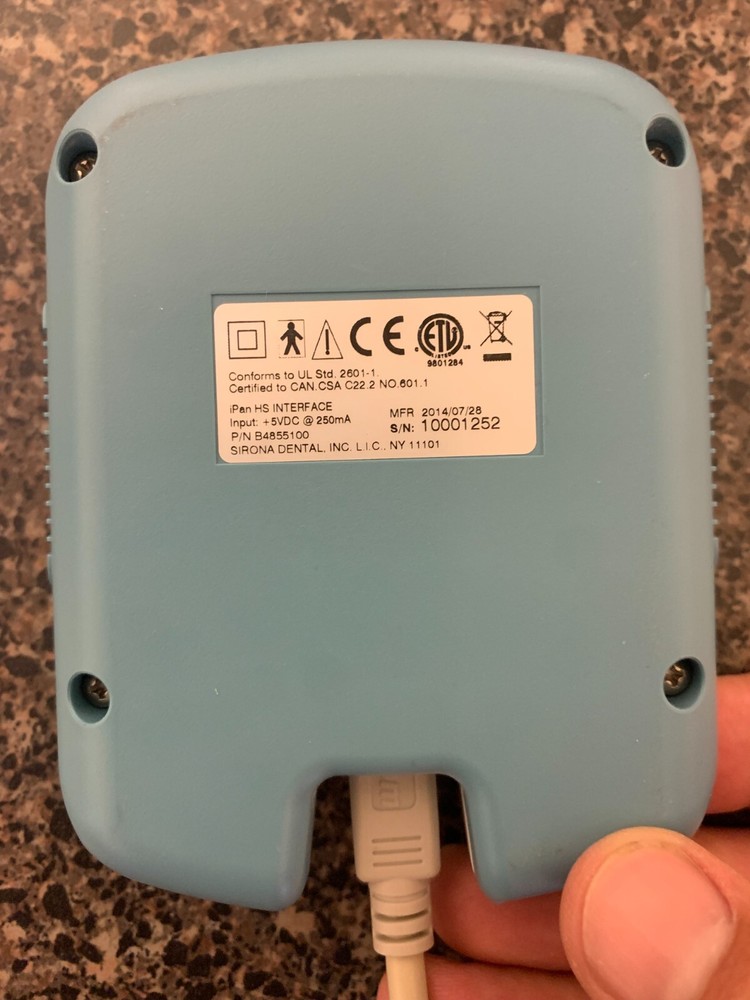 Schick HS Remote Interface USB Cord Dental Pan iPan