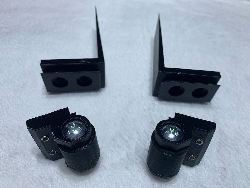 The Adjustable Pocket Door Guide (Black)