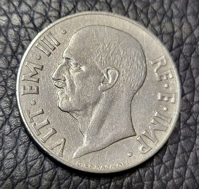 1941 Italy 20 Centesimi Coin