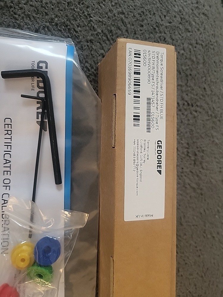 GEDORE STD Fh Blue Torque Screwdriver