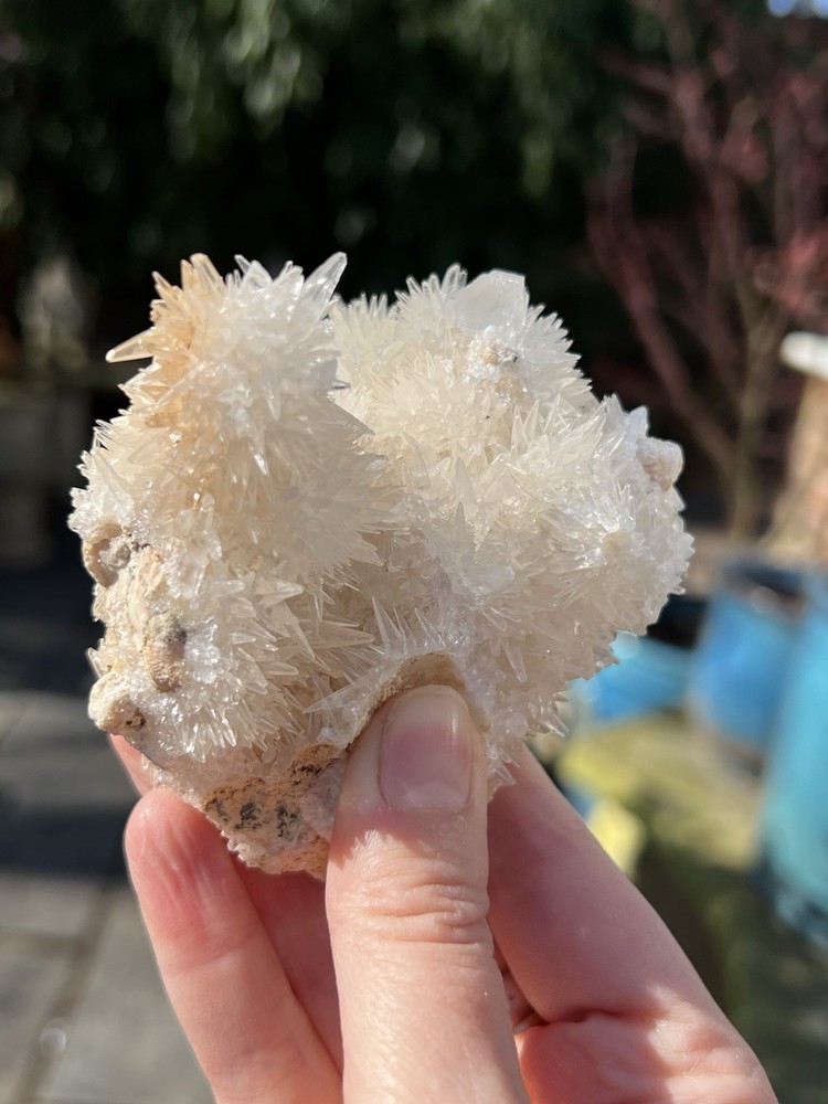Calcite Spiky Cluster Patterns 244g 1