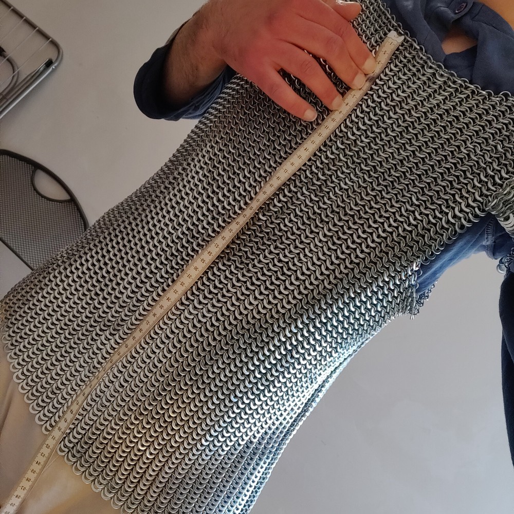 special construction knitting cotta - chain mail special construction