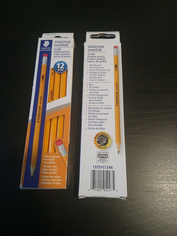 Staedler Essential Pencil 12 Pc, 2 packs