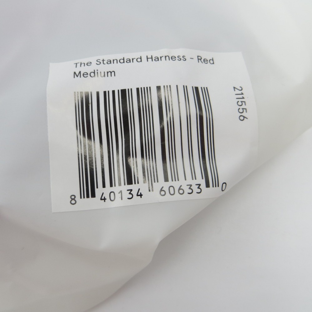 Barkbox Medium Red Dog Harness Bark Home Standard No Pull Adjustable 22"- 30"