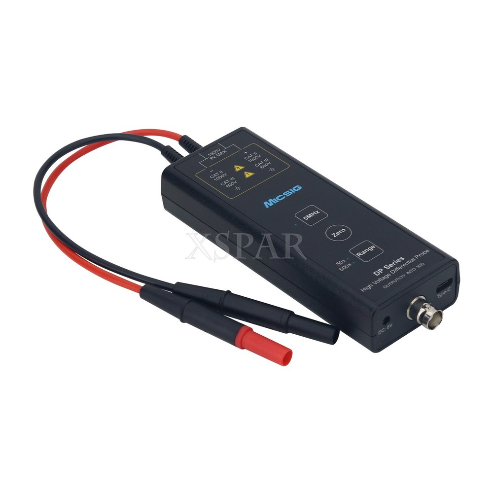 Micsig Optional model Differential Probe Dual Range Selection Oscilloscope Probe