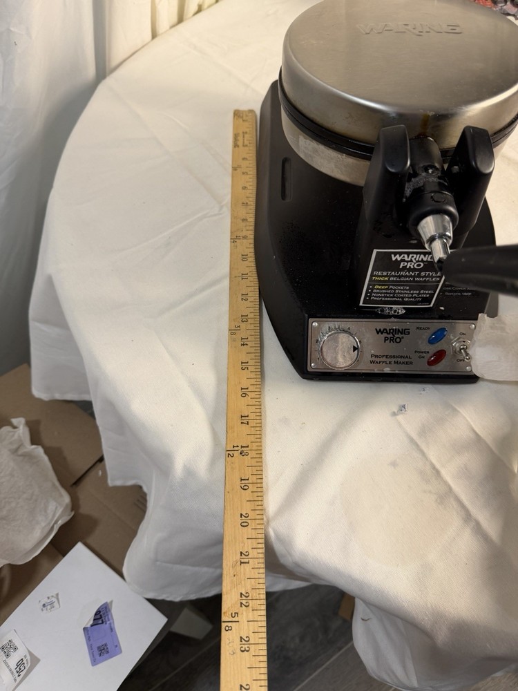 Warning Pro Professional Flip Waffle Maker
