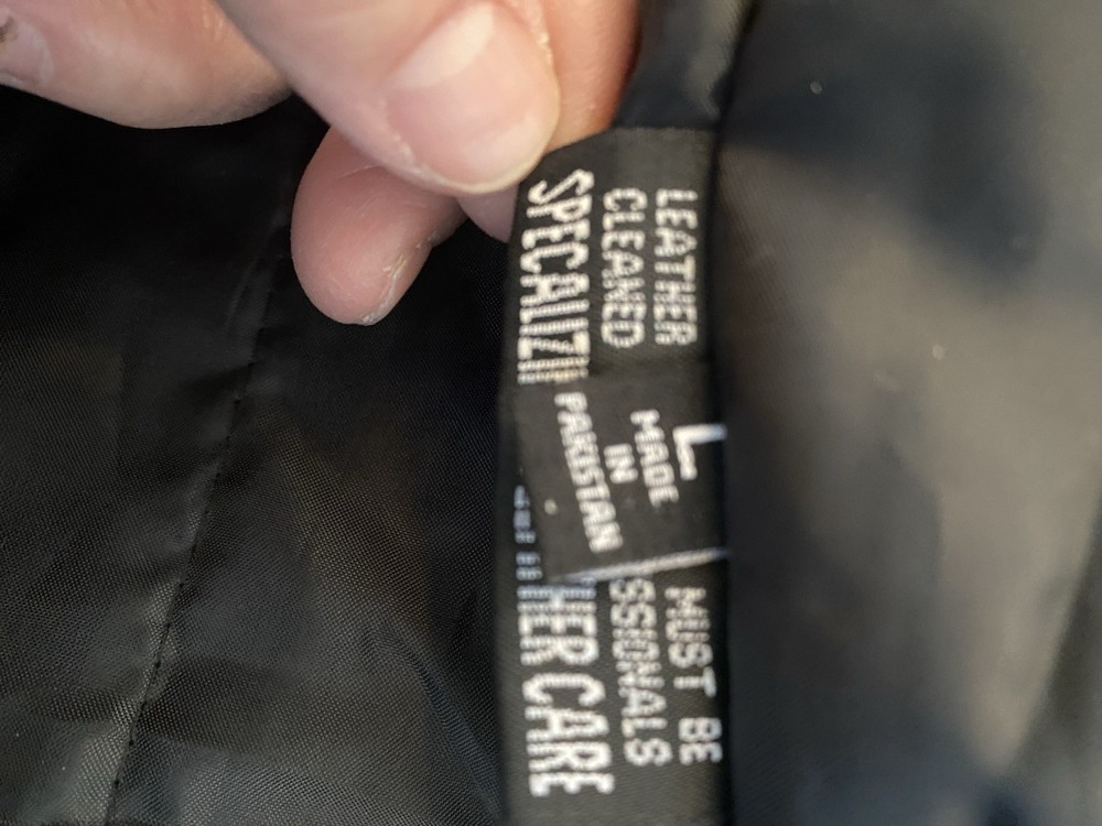 Renegade Classic Leather Motorcycle Chaps- Large High Quality Removable Lining