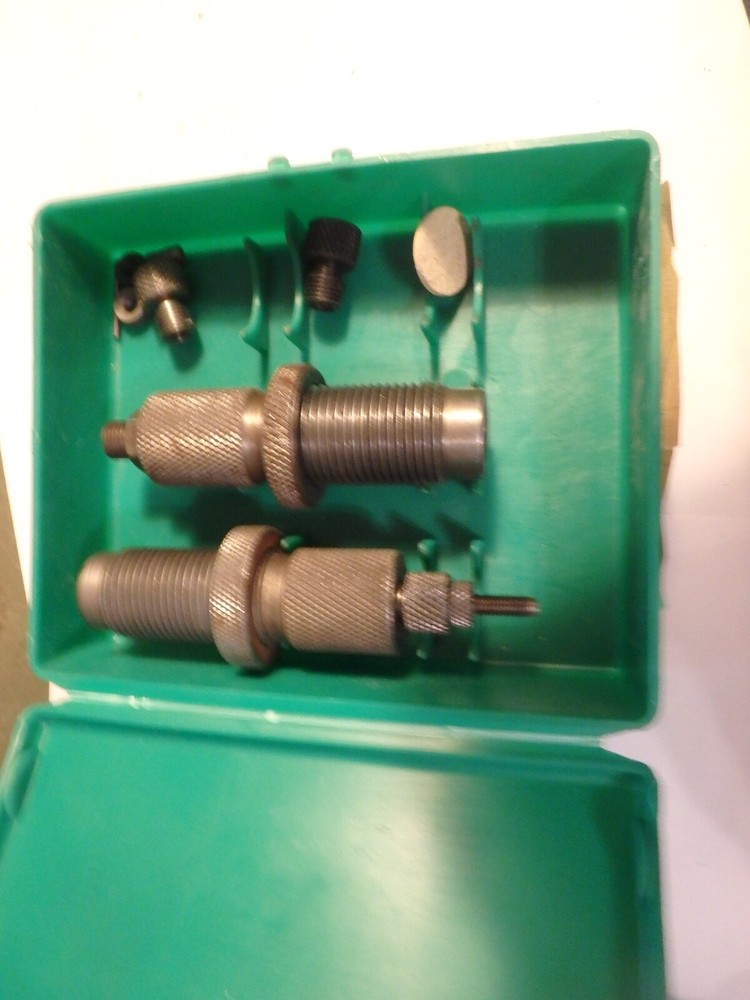 1G-reloading die bundle- 2 die marked PACIFIC neck sizer 220 swift