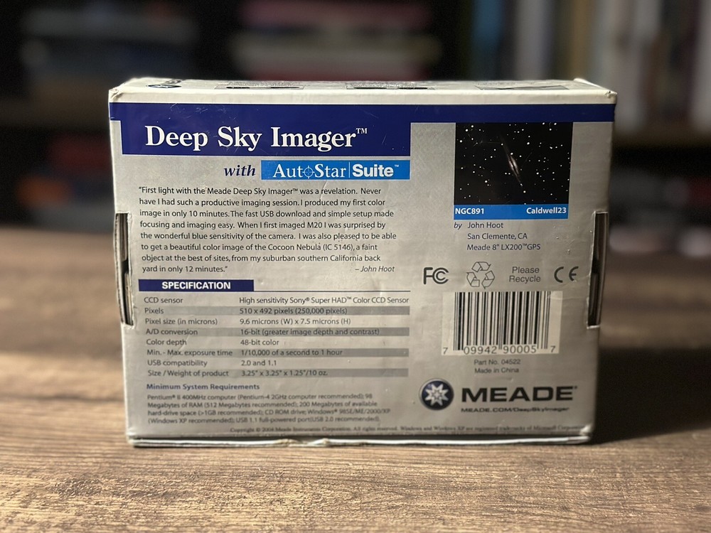 Meade Deep Sky Imager with Auto Star Suite