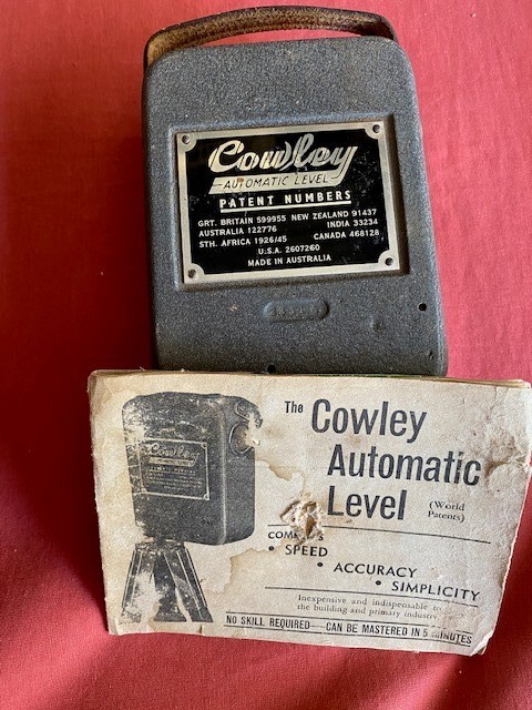 Vintage Cowley automatic level