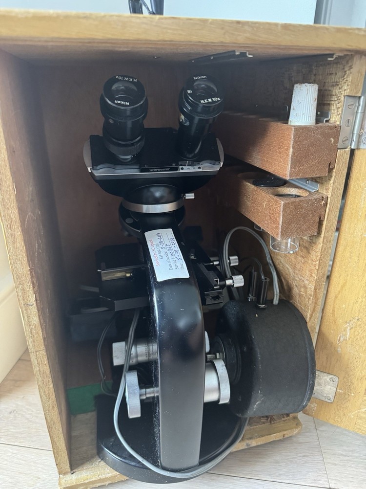 Vintage Nikon Binocular Microscope