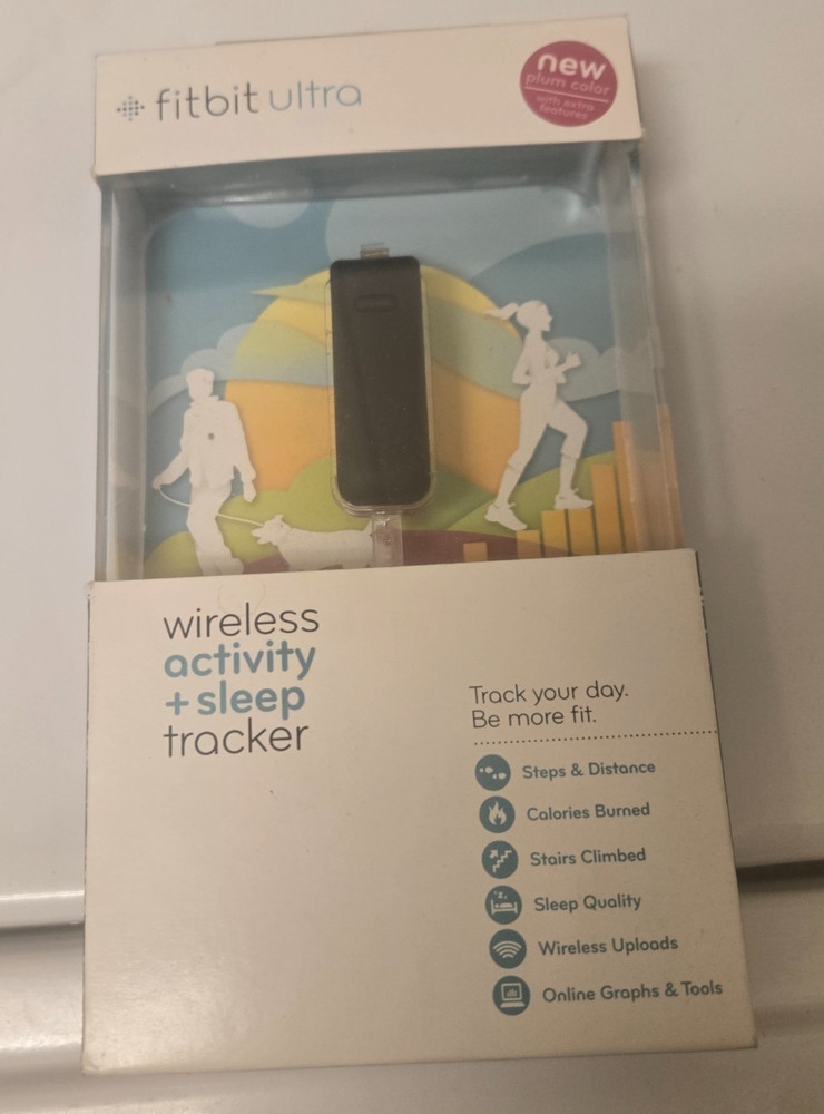 NEW Fitbit Ultra FB102P Wireless Activity & Sleep Tracker Plum