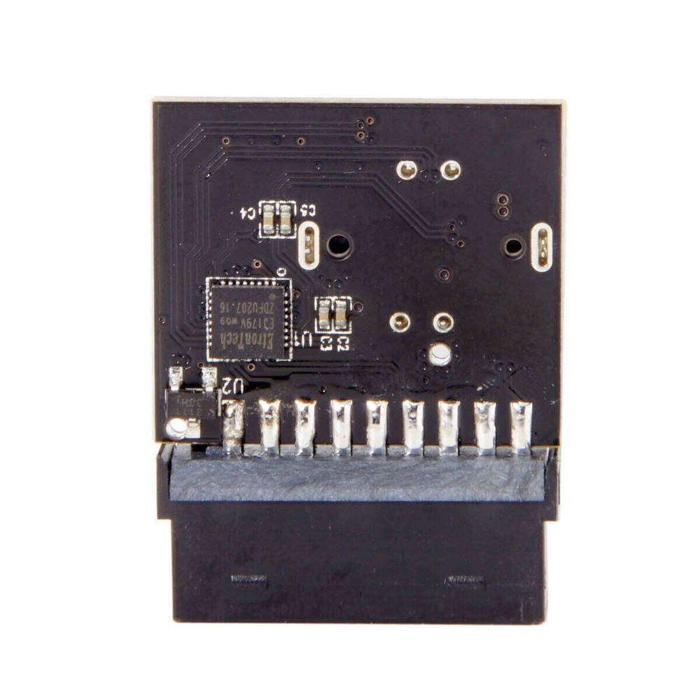 Front Panel Socket USB 3.1 to USB 3.0 20Pin Header Male Extension Adapter