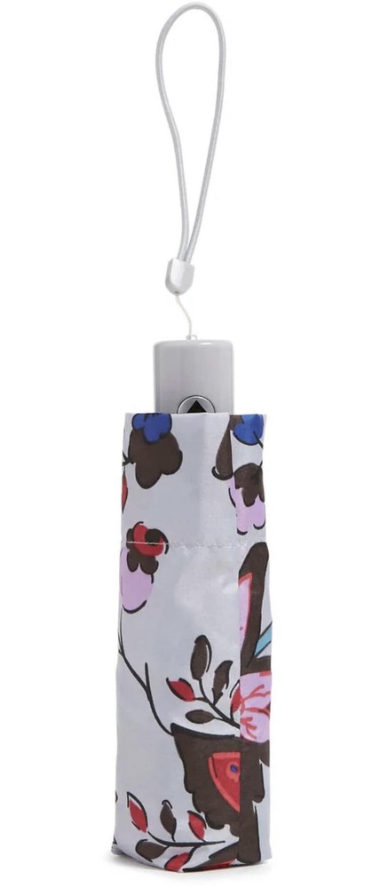 Vera Bradley Automatic Mini Umbrella Vineyard Floral NEW