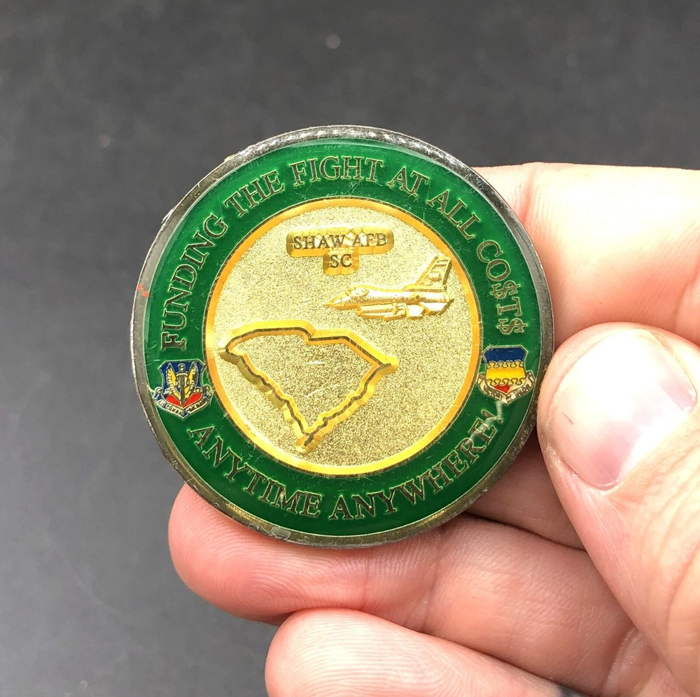 USAF 20th Comptroller Squadron Shaw AFB SC Challenge Coin/ Token