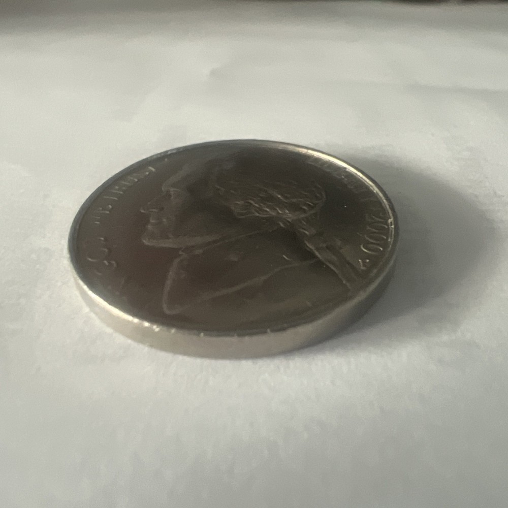 2 Sided Double Headed Nickel Front &Back both Heads 2 Different Years 2000/1982