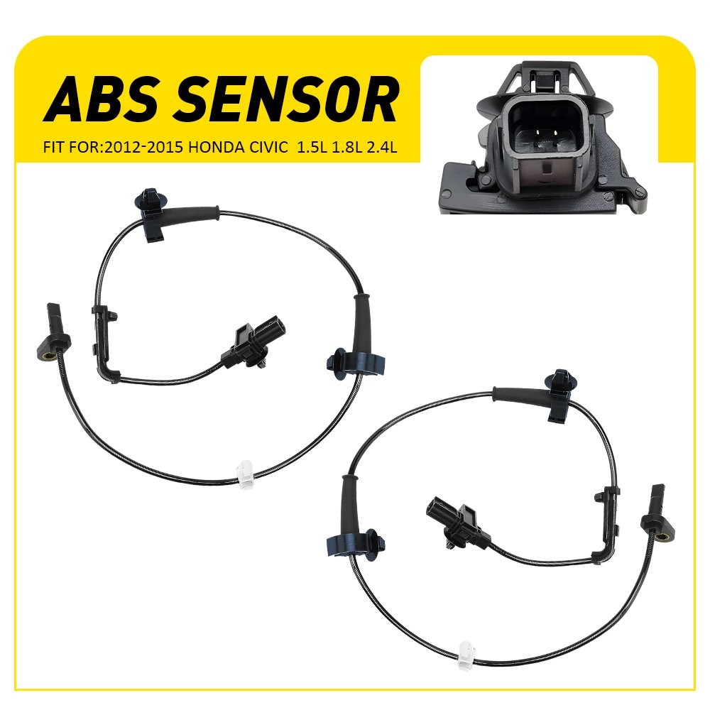 Pair ABS Wheel Speed Sensor Front & Left Right For HONDA CIVIC 2012 2013-2015