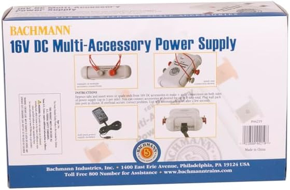 Trains Multi-Accessory Power Supply (16V DC) Grey