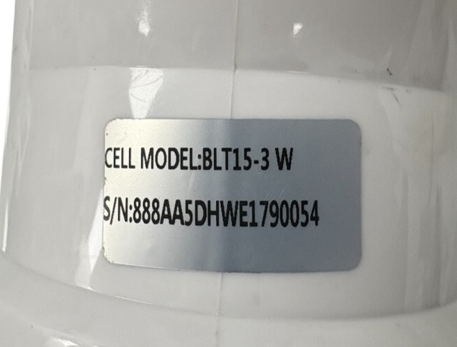 BLUEWORKS Cell Model # BLT15-3W