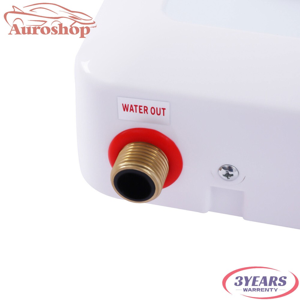 Tankless Hot Water Instant Heater Electric Shower Kitchen Boiler Bath 5500W 110V
