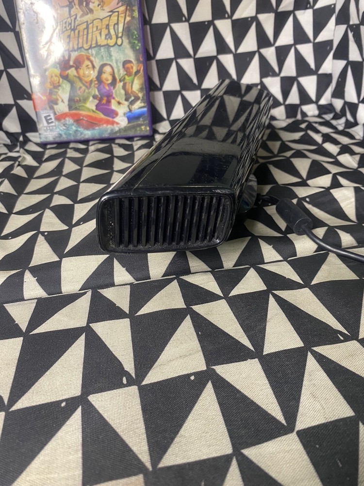 Microsoft Xbox 360 Kinect Motion Sensor Bar Black & Kinect Adventures Bundle