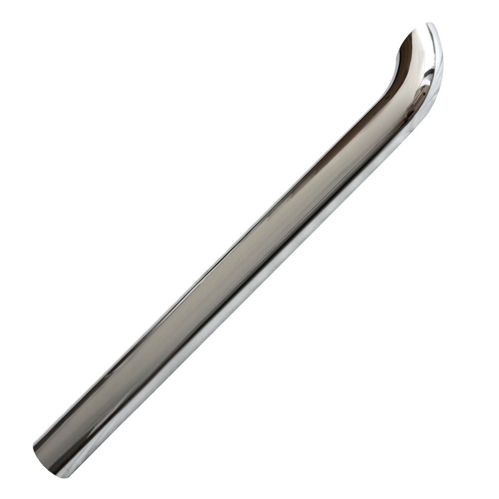Chrome 4 inch Curved Exhaust 4" OD X 60" Length Stack Pipe 60" longTailpipe
