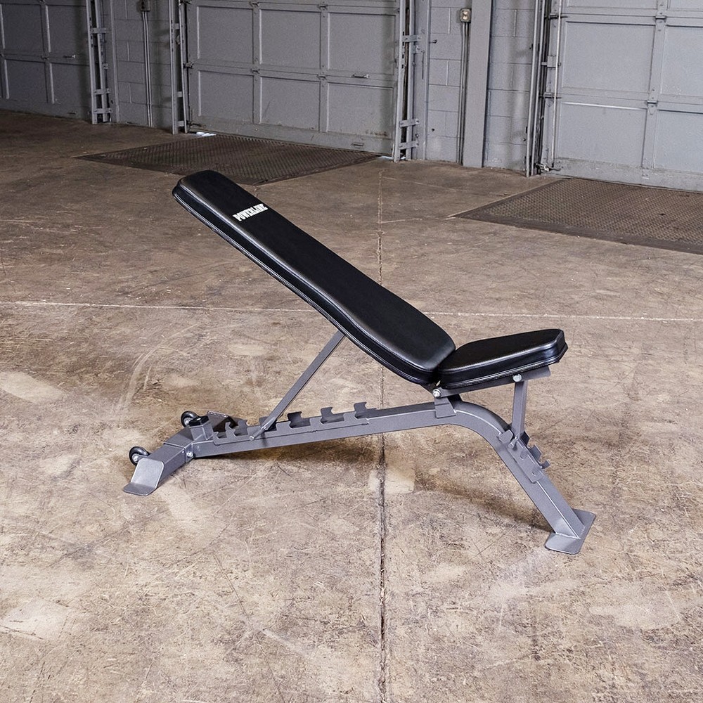 Powerline Flat-Incline Bench with Adjustable Back Pad and Seat